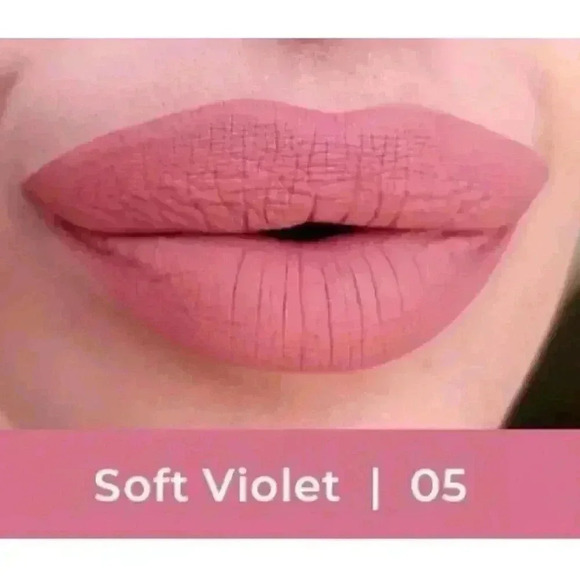FARMASI VFX Elite Matte Liquid Lipstick Soft Violet 05 Long‎ Lasting - Picture 2 of 3